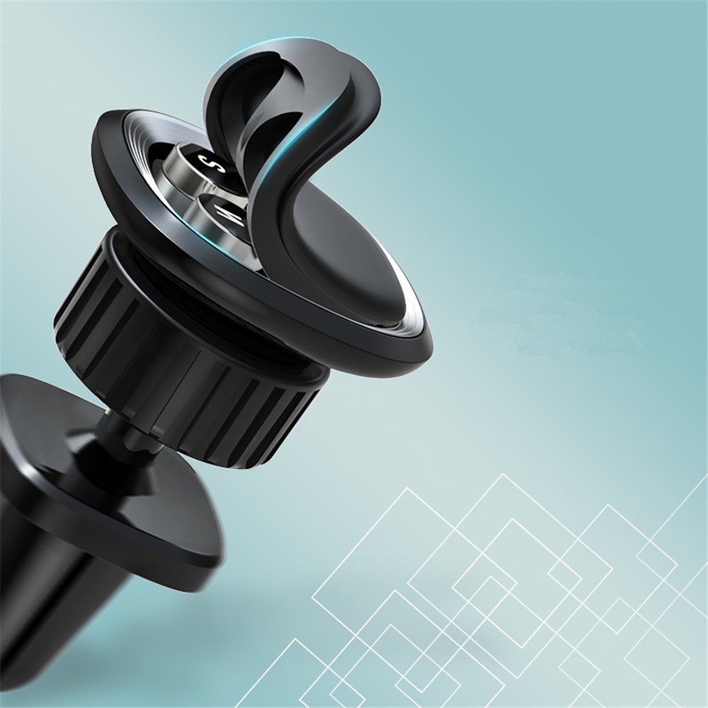 HM-C01 Car Dashboard/Air Vent Mount 360 Degree Rotating N50 Strong Magnet Bracket Cellphone Holder-8