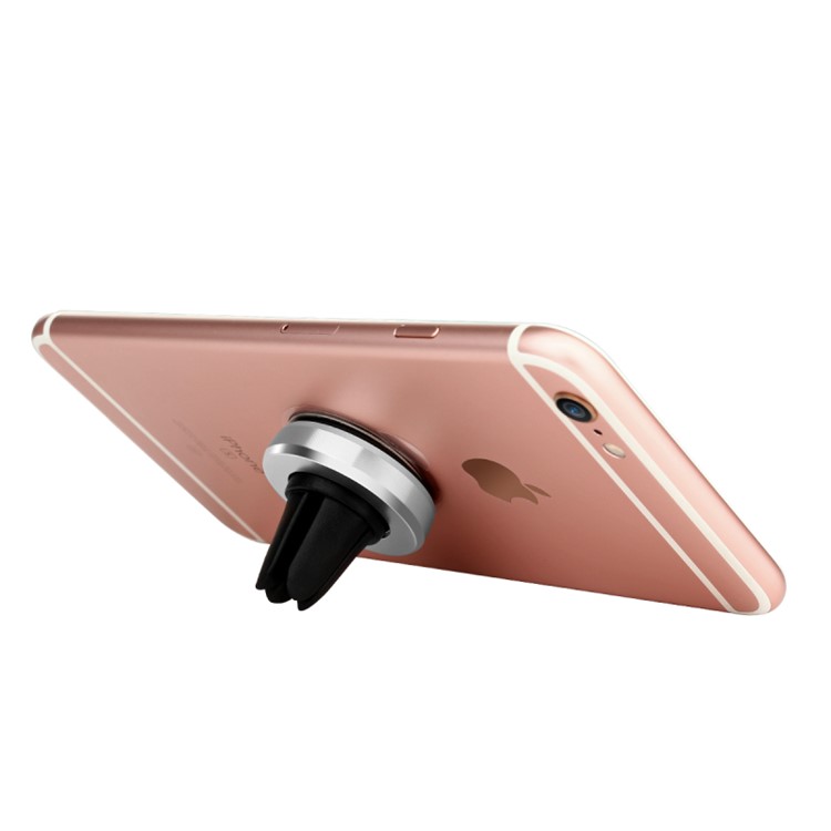 BASEUS Magnetic Air Vent Car Mount Holder with 360 Degree Rotation for Mobile Phones - Silver Color-6