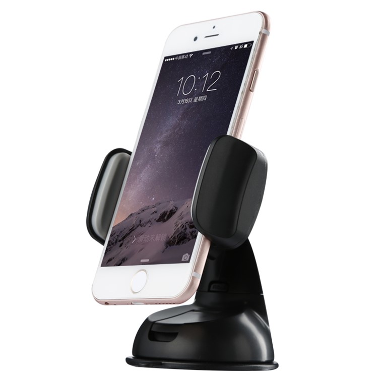 BENKS Little Giant Car Mount Suction Cup Stand for iPhone 6s, Width: 55-95mm - Black-1