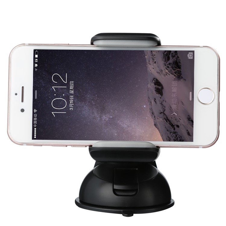BENKS Little Giant Car Mount Suction Cup Stand for iPhone 6s, Width: 55-95mm - Black-3