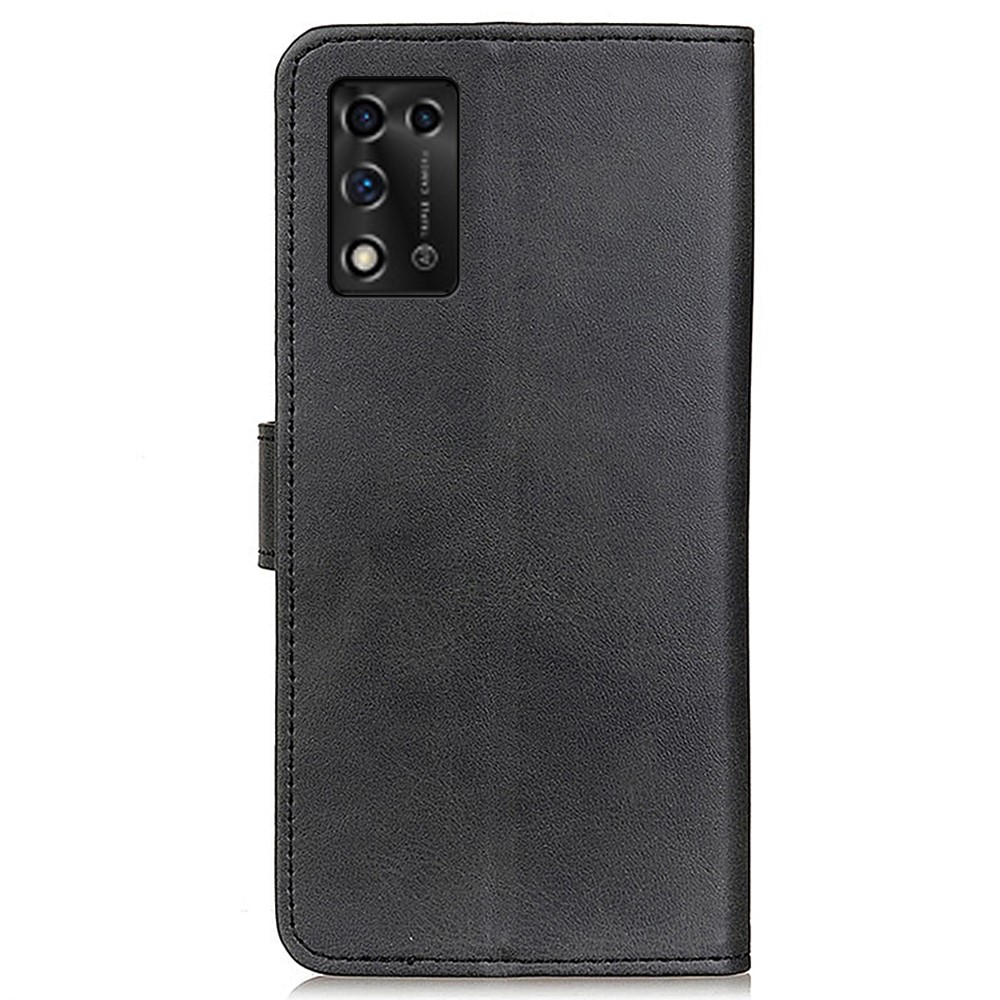 Mobile Phone Cover PU Leather Stand Phone Case Drop-resistant Flip Wallet Protective Shell for ZTE Libero 5G II - Black-3