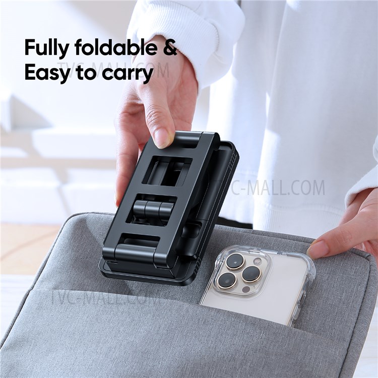 JOYROOM JR-ZS282 Stretchable Folding Phone Stand Anti-slip Adjustable Cell Phone Desk Holder for Phones/Tablets-4