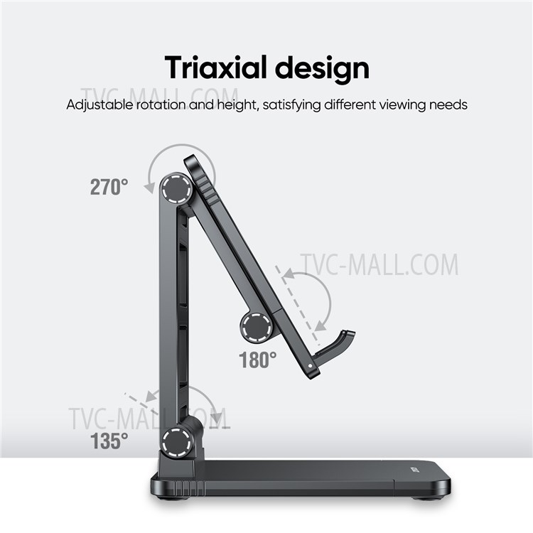 JOYROOM JR-ZS282 Stretchable Folding Phone Stand Anti-slip Adjustable Cell Phone Desk Holder for Phones/Tablets-5