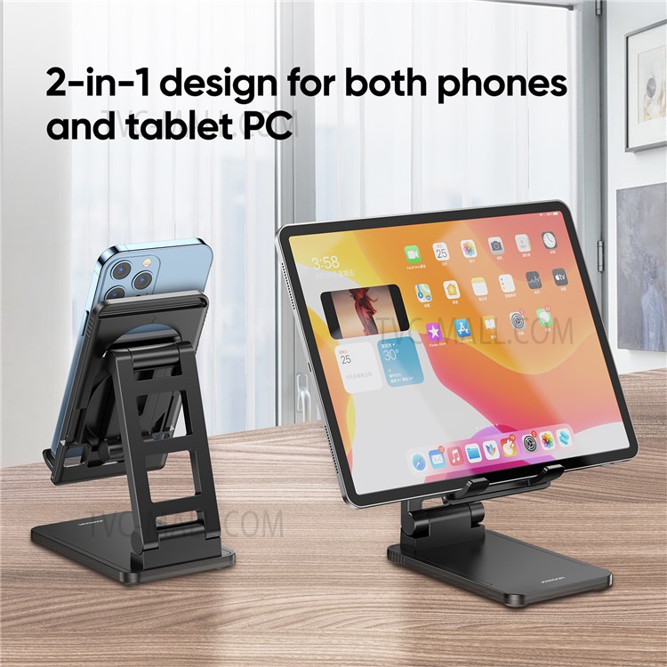 JOYROOM JR-ZS282 Stretchable Folding Phone Stand Anti-slip Adjustable Cell Phone Desk Holder for Phones/Tablets-8