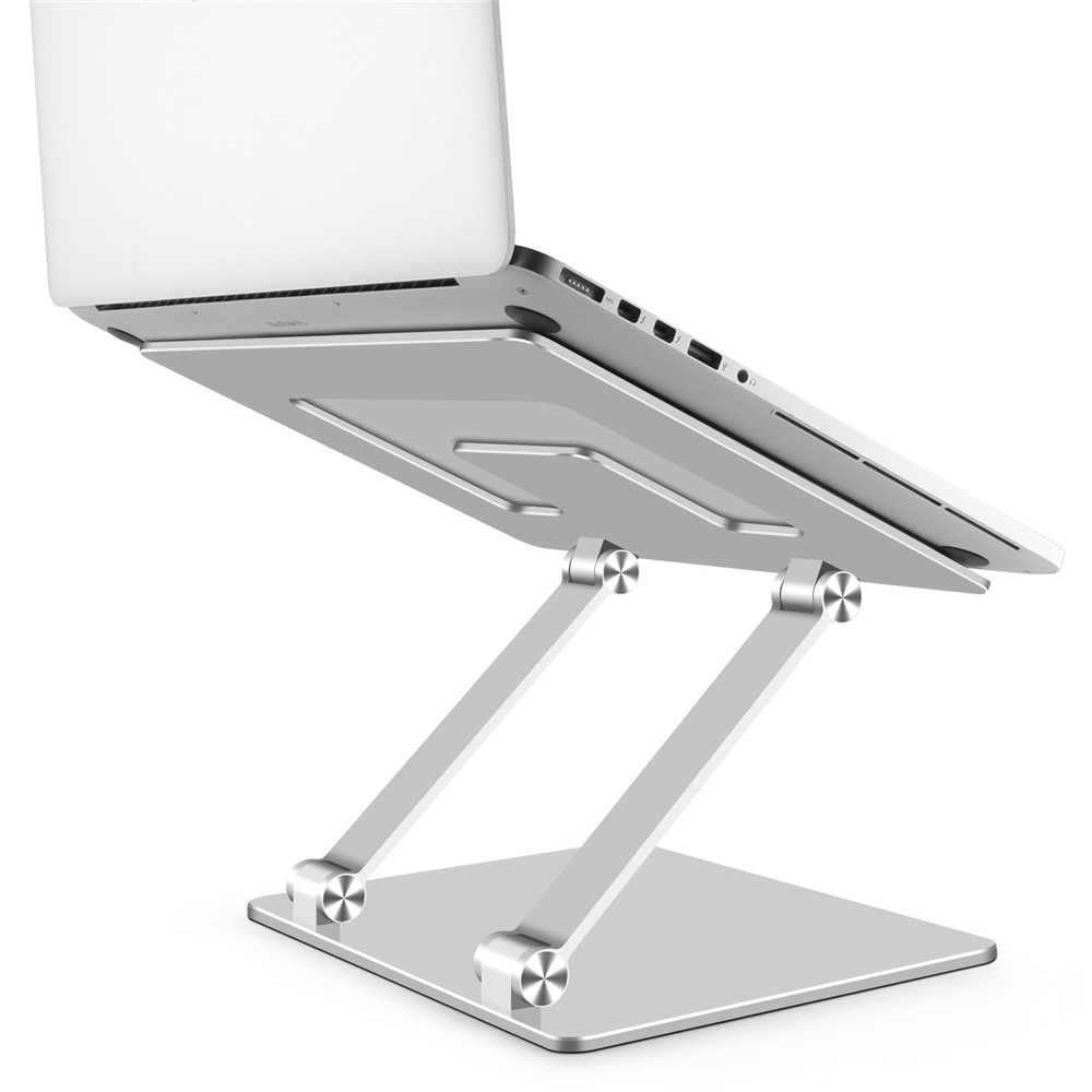 L301 Aluminum Alloy Foldable Computer Stand Laptop Stand Riser Holder Notebook Stand - Silver-6