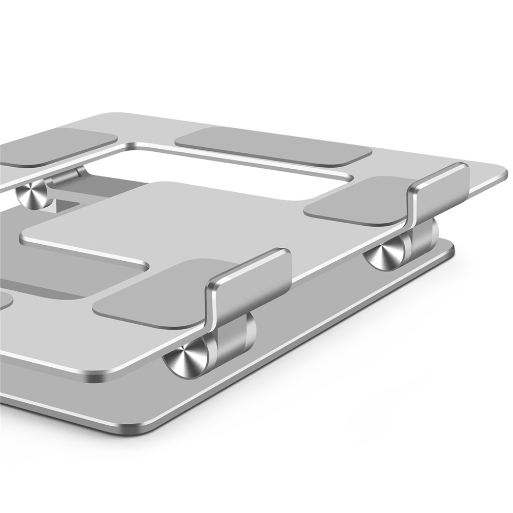 L301 Aluminum Alloy Foldable Computer Stand Laptop Stand Riser Holder Notebook Stand - Silver-8