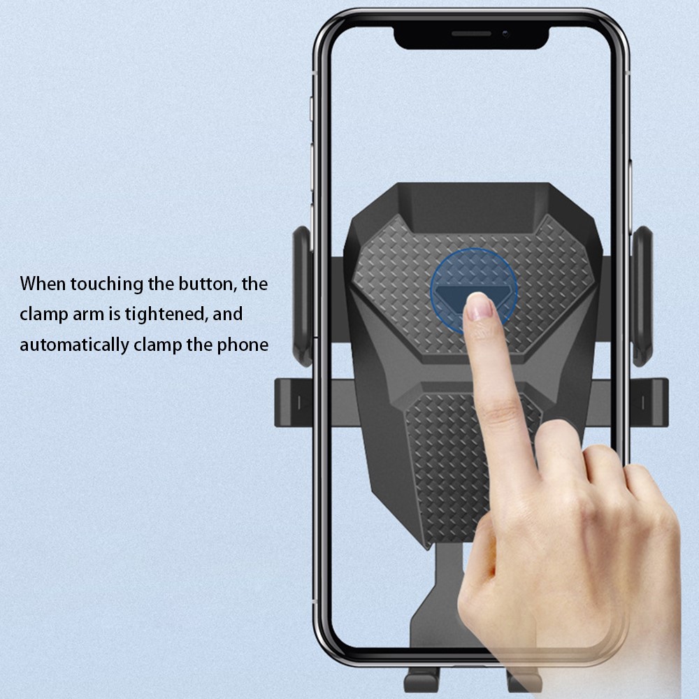 RG-25 Multi-function Air Vent Phone Holder Car Cell Phone Mount with Auto Clamp for Universal Cars - Black-5
