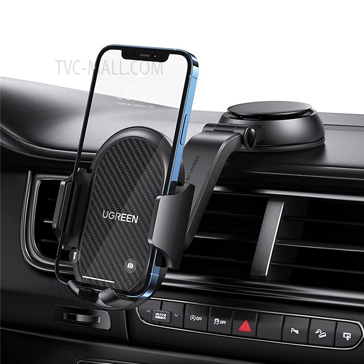 UGREEN Long Arm Suction Cup Base Mobile Phone Holder Bracket for Car Dashboard Windshield-2