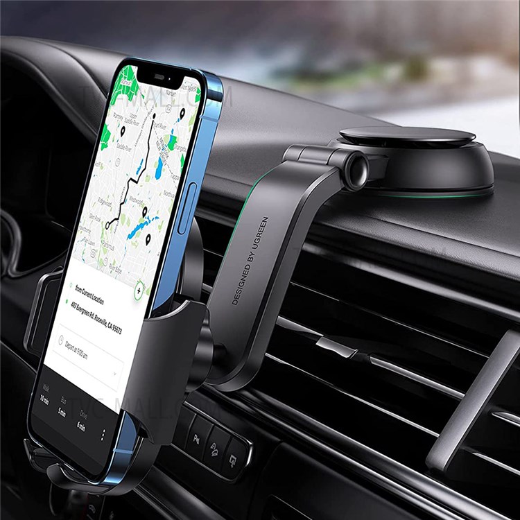 UGREEN Long Arm Suction Cup Base Mobile Phone Holder Bracket for Car Dashboard Windshield-4