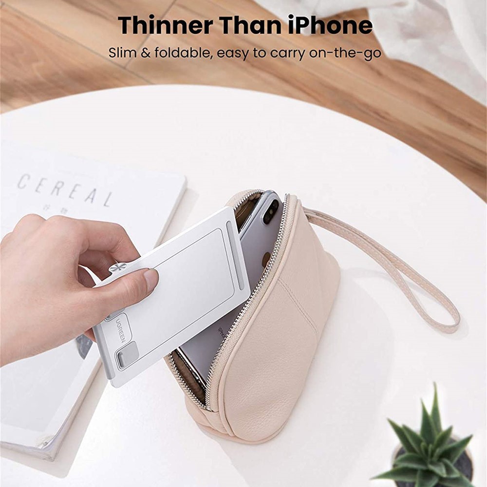 UGREEN For iPhone Samsung Universal Mobile Phone Stand Folding Desktop Adjustable Bracket-4