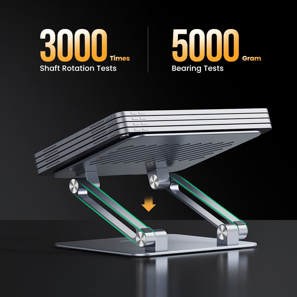 UGREEN 90396 Folding Portable Desktop Tablet Holder for iPad Pro Multi-Angle Adjustable Aluminum Stand Compatible with 4-12.9" Devices-4