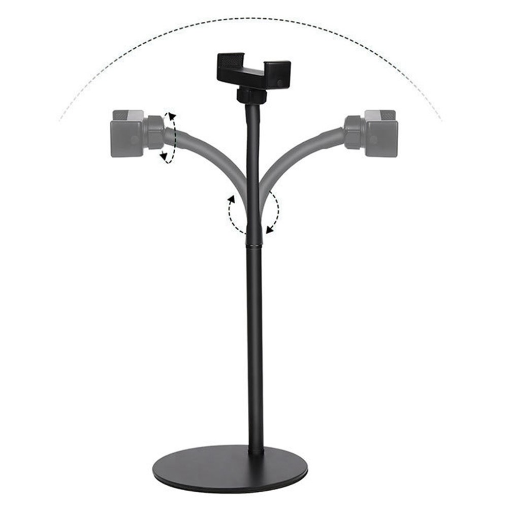 BX-40 Portable Desktop Phone Stand 360-Degree Rotating Metal Phone Holder Flexible Adjustable Tablet Stand for 5.5-10.5 inches Devices-6