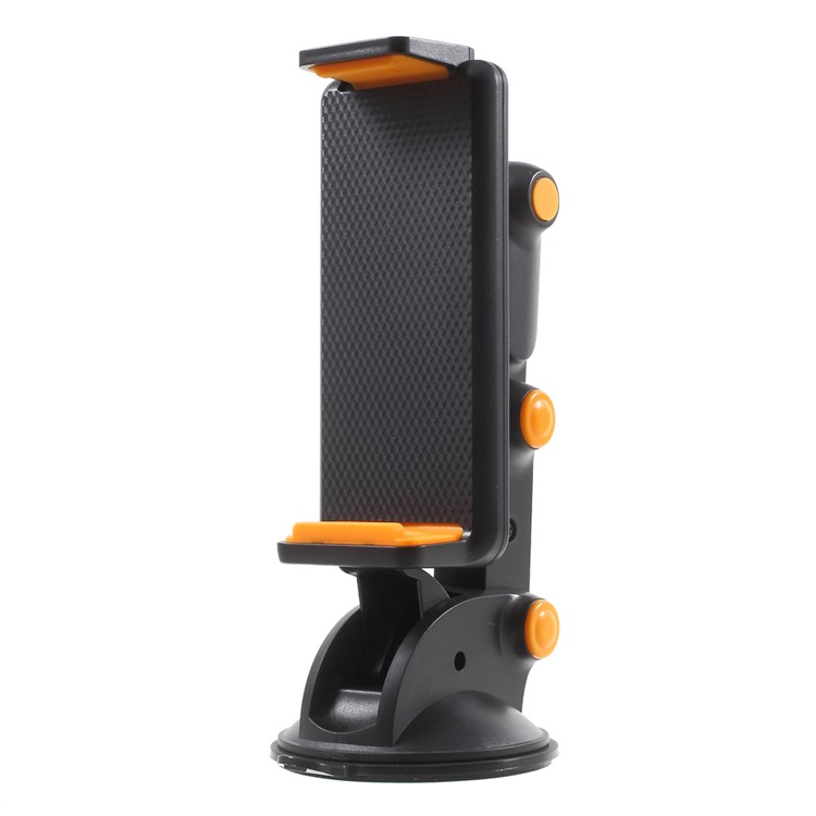 Silicone Suction Cup Flexible Joints Car Mount Holder for iPhone iPad - Black-10