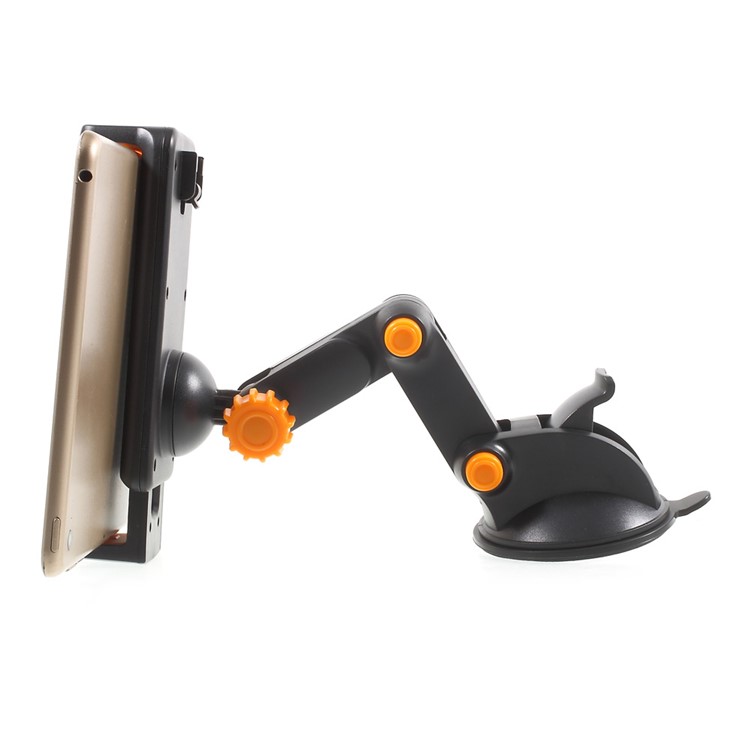 Silicone Suction Cup Flexible Joints Car Mount Holder for iPhone iPad - Black-3