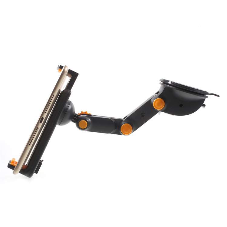 Silicone Suction Cup Flexible Joints Car Mount Holder for iPhone iPad - Black-6
