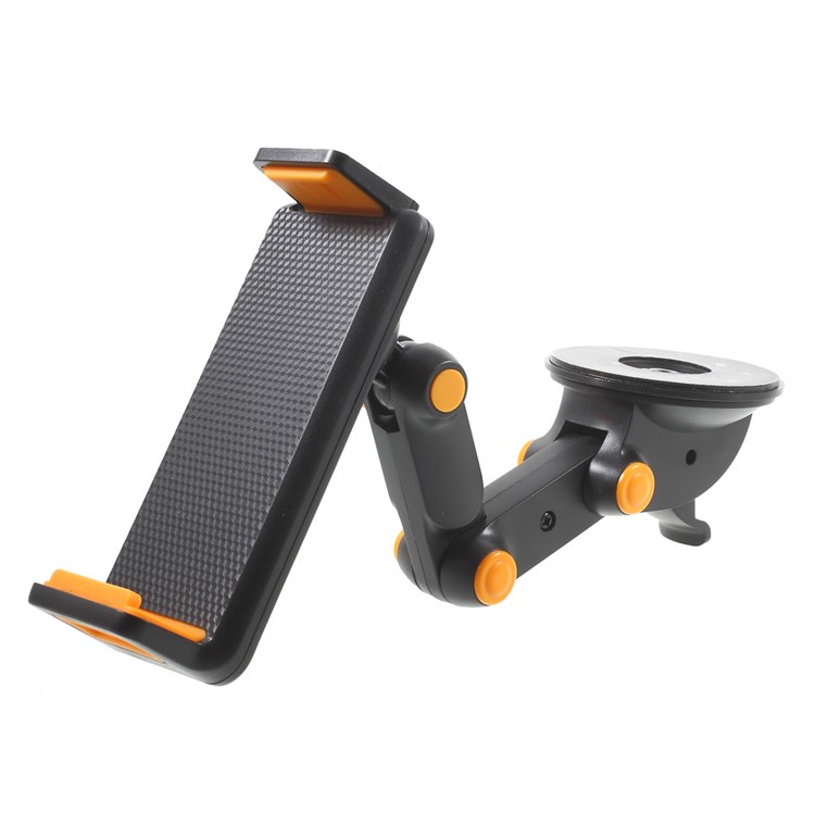 Silicone Suction Cup Flexible Joints Car Mount Holder for iPhone iPad - Black-7