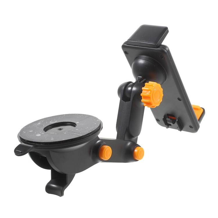 Silicone Suction Cup Flexible Joints Car Mount Holder for iPhone iPad - Black-8