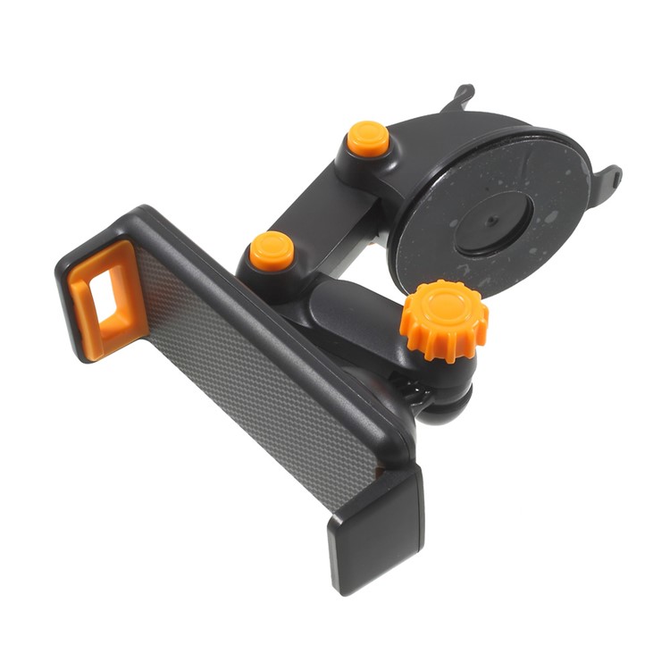 Silicone Suction Cup Flexible Joints Car Mount Holder for iPhone iPad - Black-9