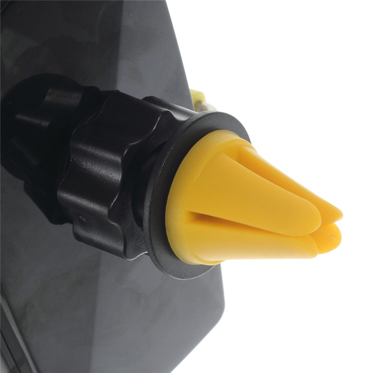 2-in-1 Air Vent + Windshield Car Mount Holder for iPhone 6s/6, Width: 50-90mm - Yellow-5