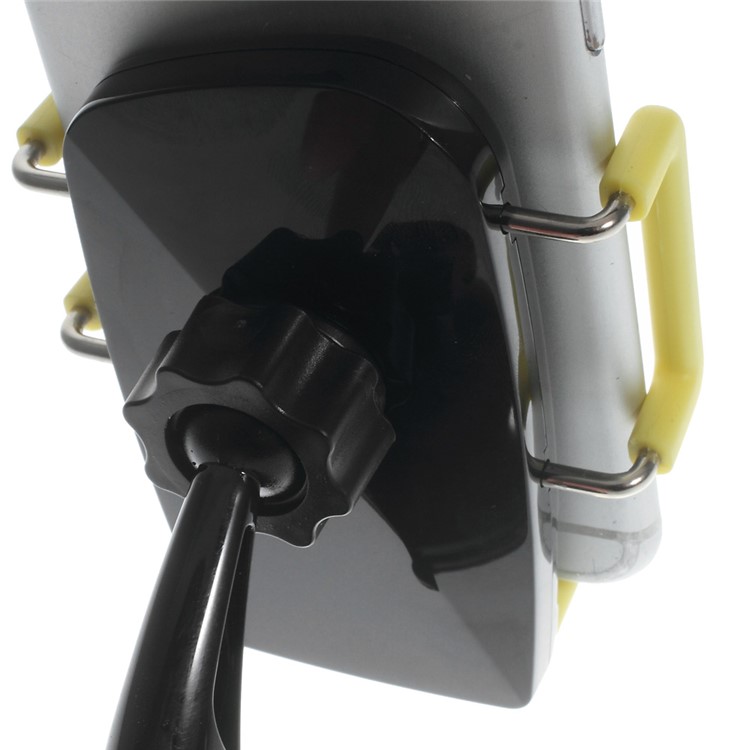 2-in-1 Air Vent + Windshield Car Mount Holder for iPhone 6s/6, Width: 50-90mm - Yellow-6