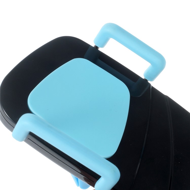 2-in-1 Air Vent + Windshield Car Mount Stand for iPhone 6s/6, Width: 50-90mm - Blue-7
