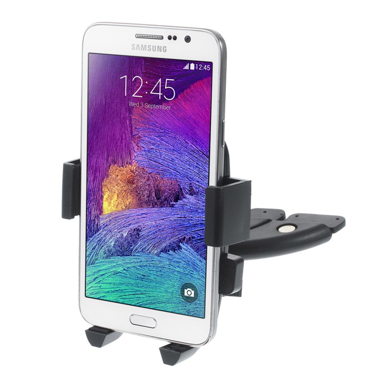 K6 Universal DVD / CD Slot Car Mount Holder para iPhone 6s / 6s positivo etc, Largura: 55-85mm - negro-1