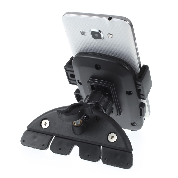 K6 Universal DVD / CD Slot Car Mount Holder para iPhone 6s / 6s positivo etc, Largura: 55-85mm - negro-2
