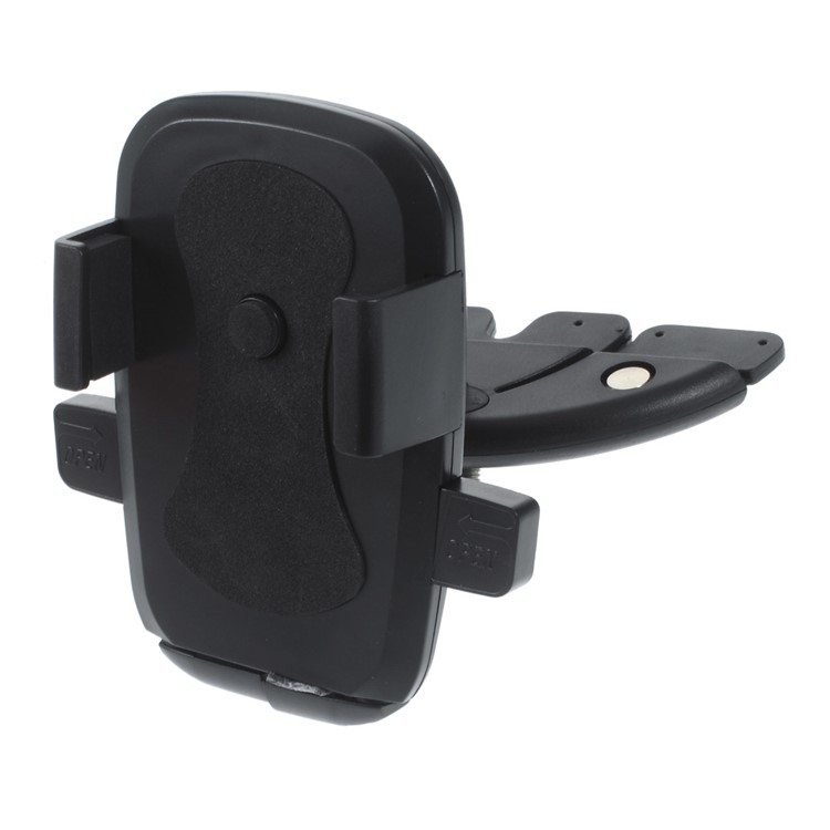 K6 Universal DVD / CD Slot Car Mount Holder para iPhone 6s / 6s positivo etc, Largura: 55-85mm - negro-3