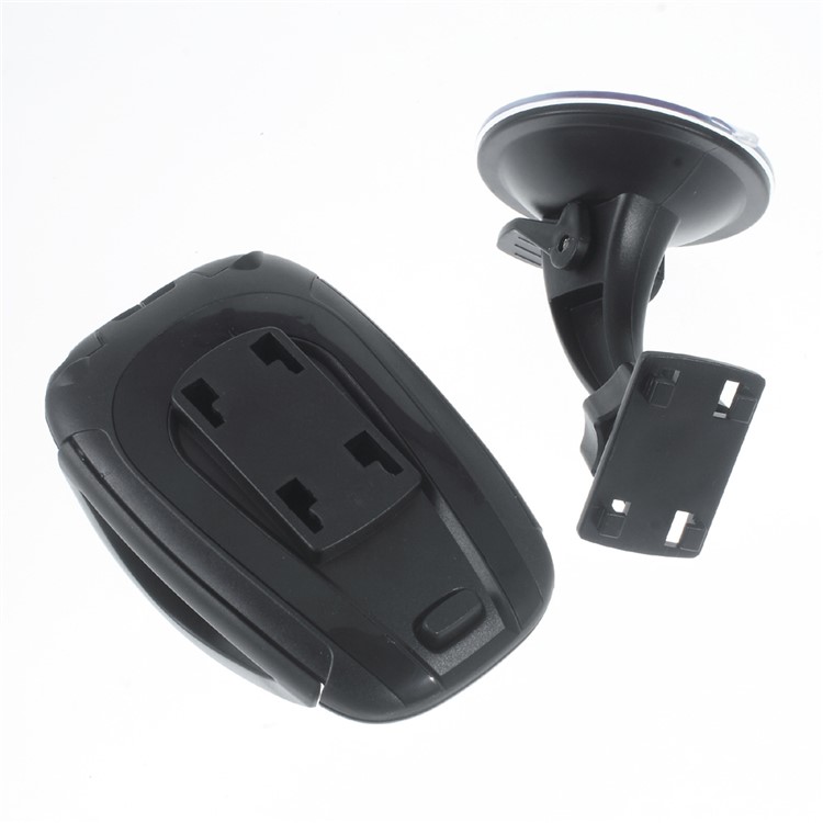 360 Degree Rotary Suction Cup Car Mount for Samsung Note5, Width: 50-100mm - Black-4