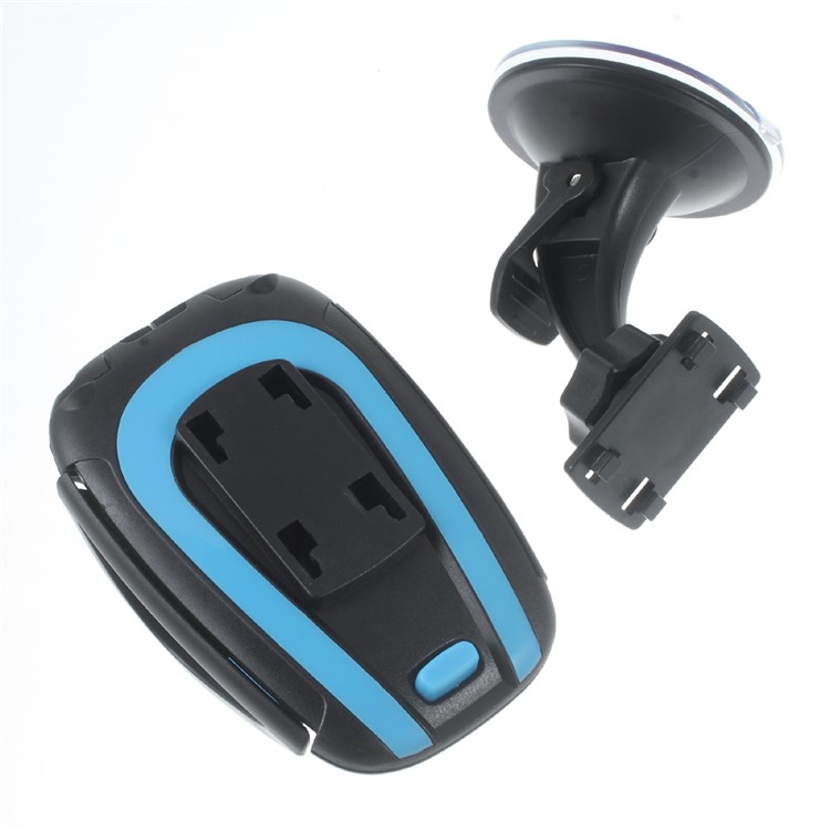 Rotary Suction Cup Car Mount Cradle for Samsung Note5, Width: 50-100mm - Blue-6