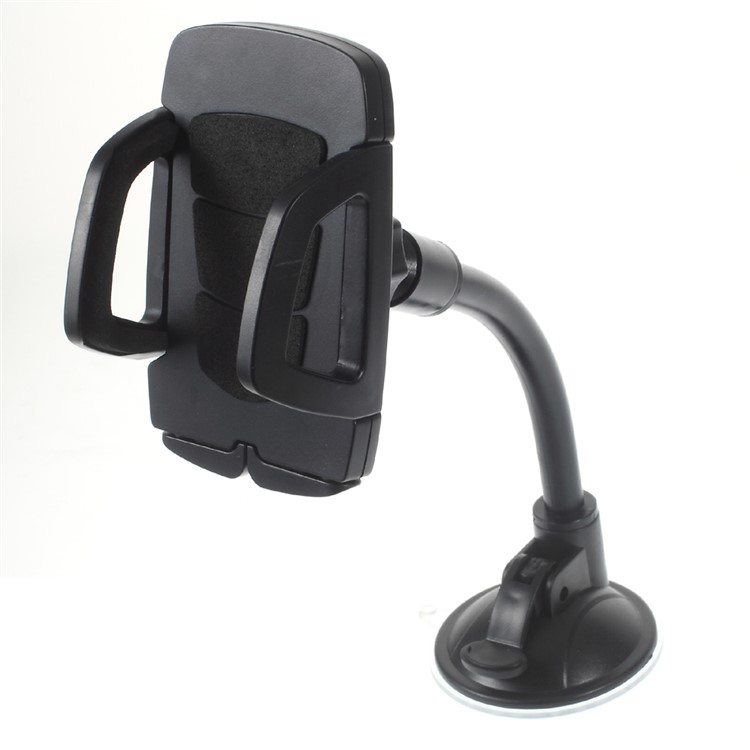 Suporte De Montagem De Carro De Ventosa Giratória De 360 ??graus Para Iphone Samsung Sony (42 + H54) - Preto-1