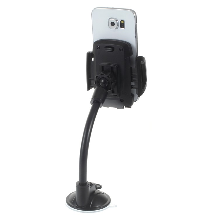 Suporte De Montagem De Carro De Ventosa Giratória De 360 ??graus Para Iphone Samsung Sony (42 + H54) - Preto-3