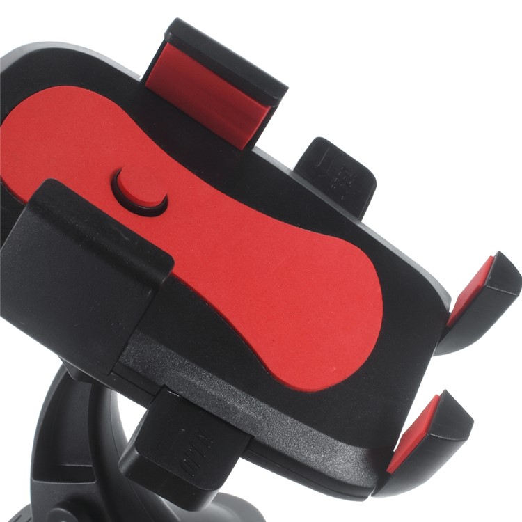 Rotary Car Suction Cup Mount Holder for Samsung Note5, Width: 58-81mm - Red-4