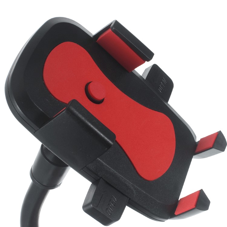 Rotary Car Suction Cup Mount Holder for Samsung Note5, Width: 58-81mm - Red-7