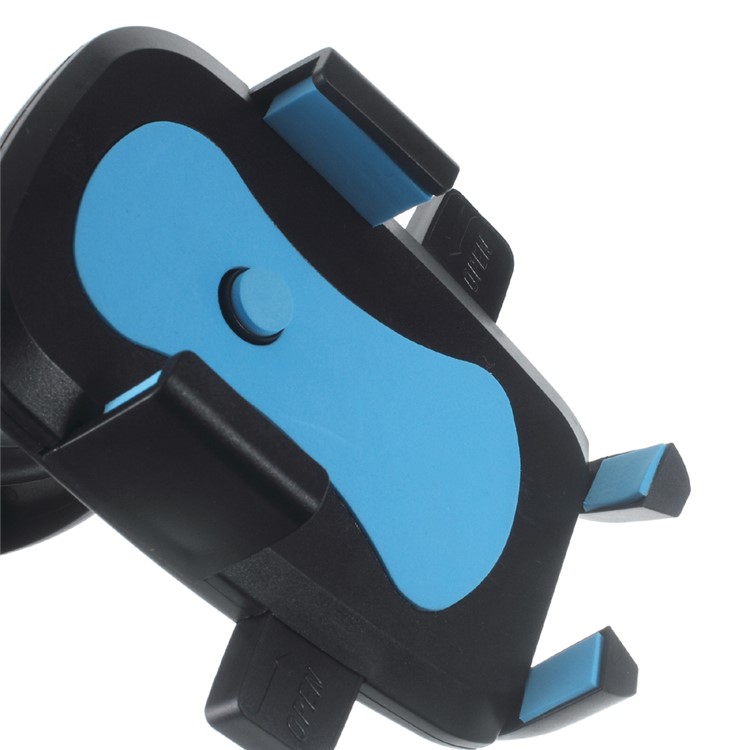 360 Degree Rotary Car Suction Cup Mount for Samsung Note5, Width: 58-81mm - Blue-4