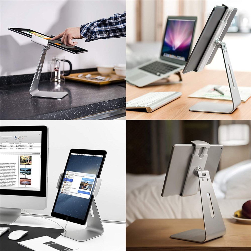 Aluminum Alloy Desktop Stand Holder for iPad Pro/Air 2 Samsung Tab E 9.6 Etc-4