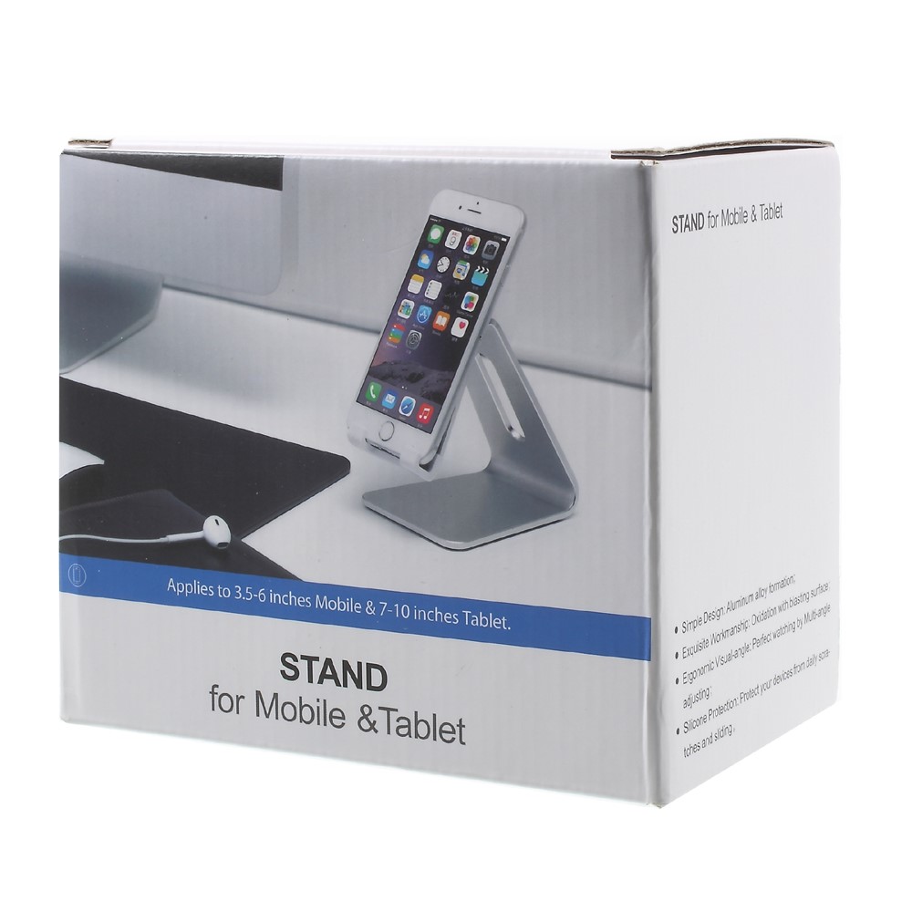 Aluminum Alloy Stand Desktop Holder for iPhone 6s/iPad Pro/Samsung S7 Etc-12
