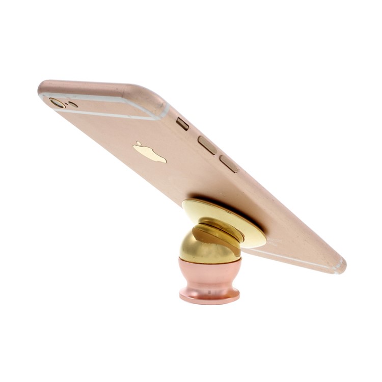 Mini Magnetic Car Mount Holder Kit 360-Degree Rotation for iPhone Samsung Smartphone-5