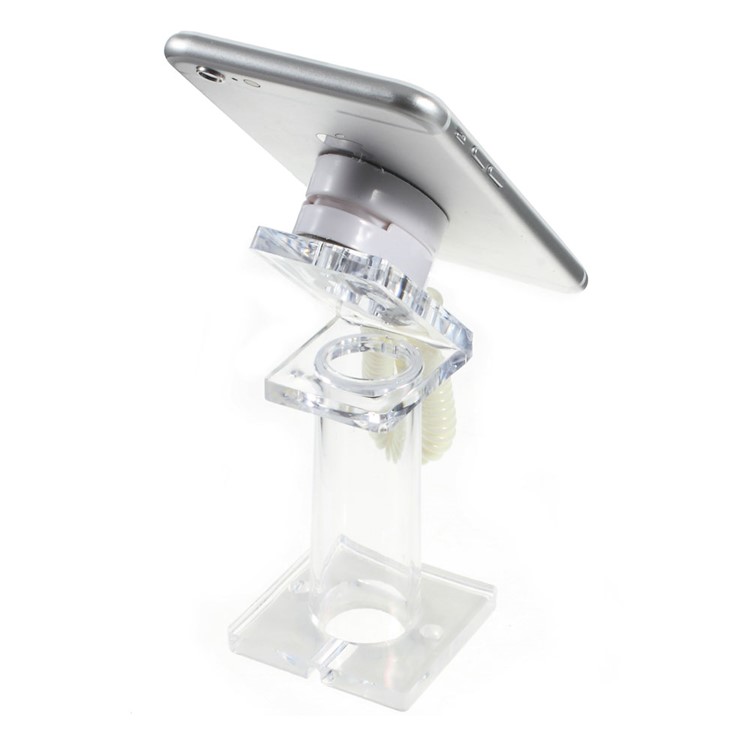 Oval-shaped Anti-theft Security Mobile Phone Display Stand Holder with 70cm Spring Wire-4