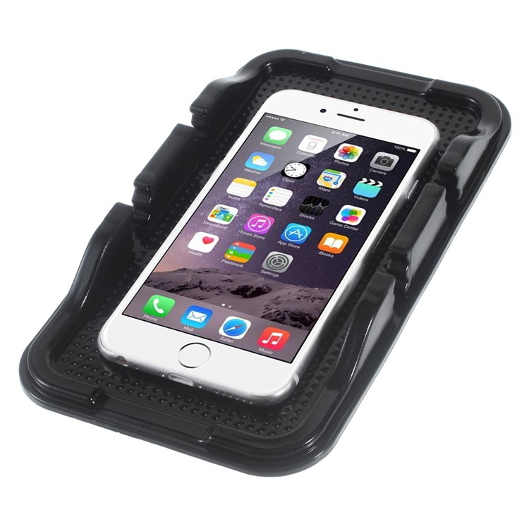 Sticky Dual-slot Car/Desk Non-slip Mat Phone Holder for iPhone 6s/Samsung S7 Etc-2
