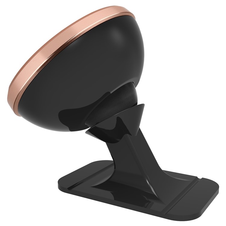 BASEUS 360-degree Rotating Magnetic Car Mount Phone Holder Universal Dashboard Phone Stand for iPhone Samsung Huawei (Paste Type) - Rose Gold-5