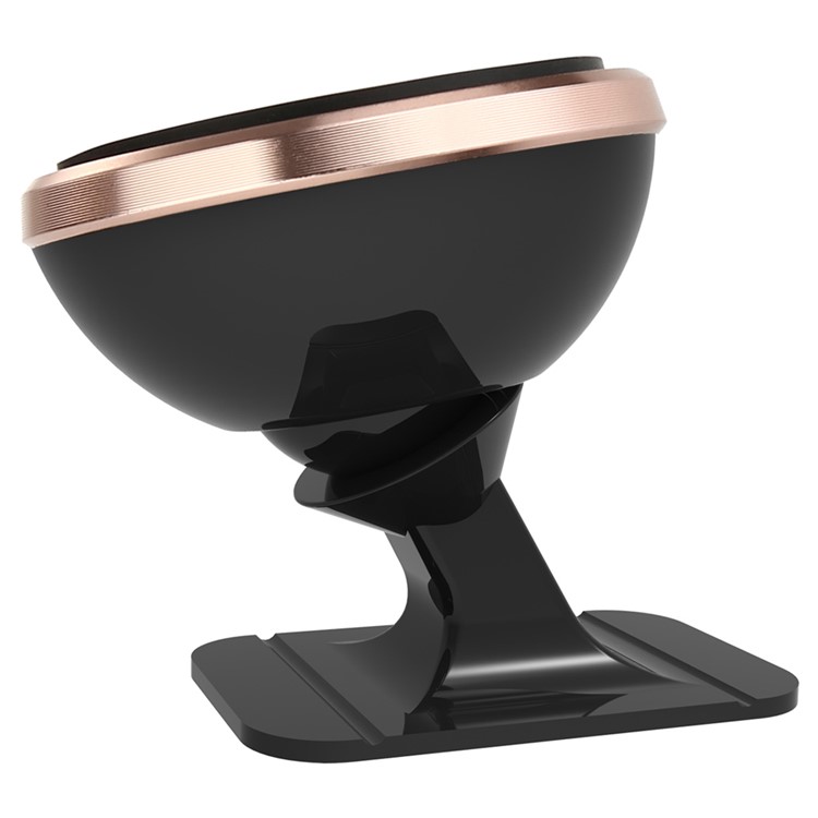 BASEUS 360-degree Rotating Magnetic Car Mount Phone Holder Universal Dashboard Phone Stand for iPhone Samsung Huawei (Paste Type) - Rose Gold-9