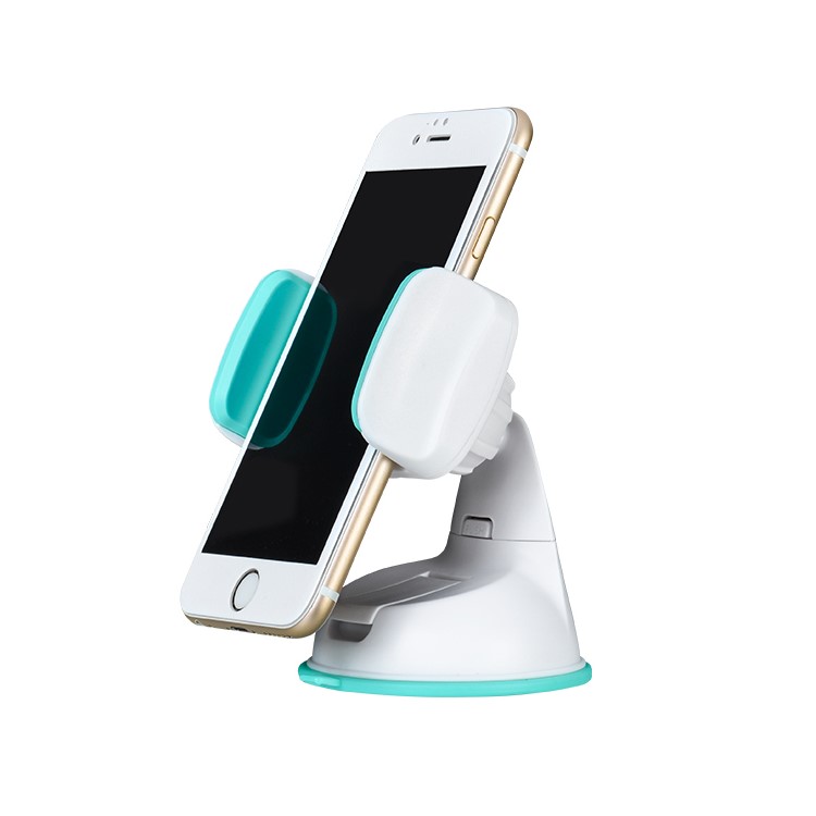 HOCO CA5 Suction Cup Car Holder for iPhone 6 Plus Samsung S7 - White / Blue-2