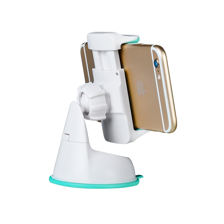 HOCO CA5 Suction Cup Car Holder for iPhone 6 Plus Samsung S7 - White / Blue-3