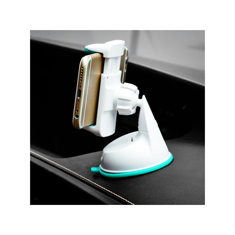 HOCO CA5 Suction Cup Car Holder for iPhone 6 Plus Samsung S7 - White / Blue-7
