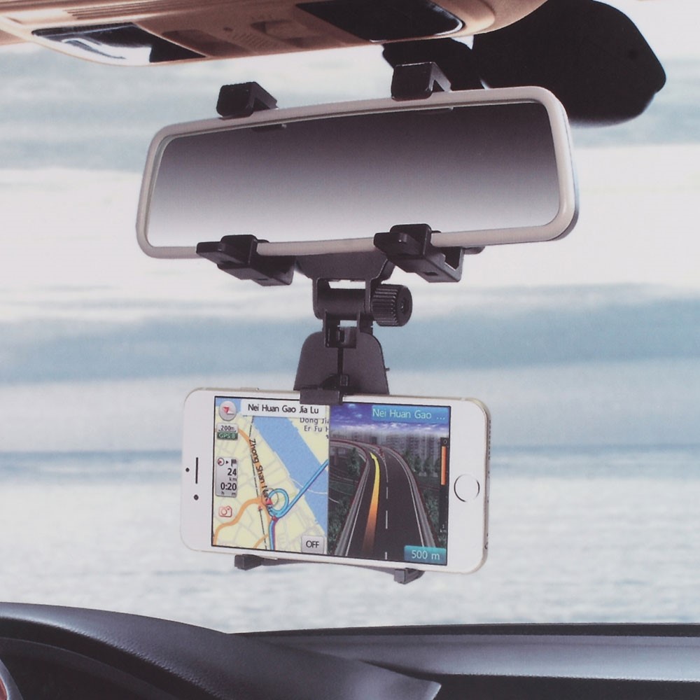 IMOUNT Car Rearview Mirror Mount Holder Cradle for iPhone 6/6s, Samsung Galaxy S6-2