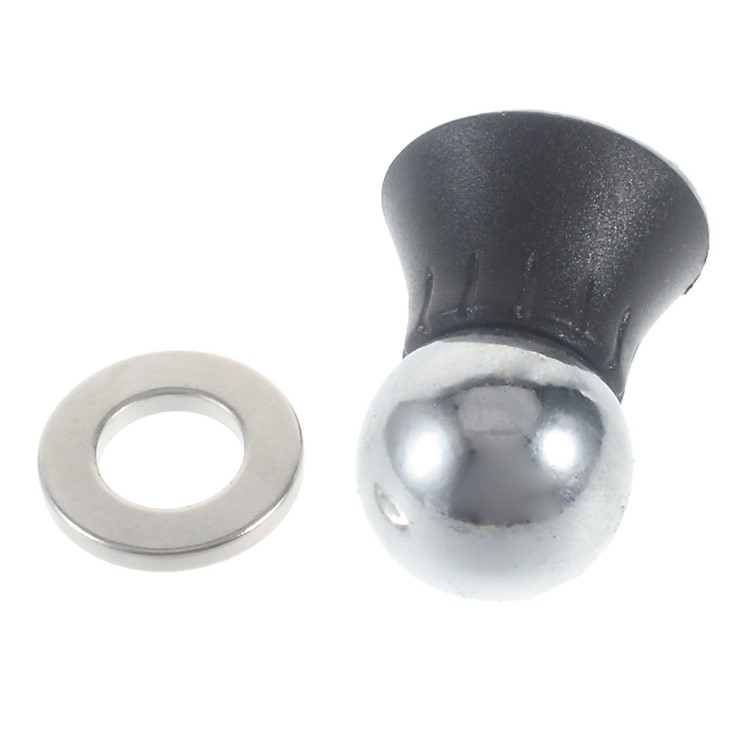 Mini Magnetic Car Mount Cradle Holder Kit for iPhone Samsung Smartphone - Black-3