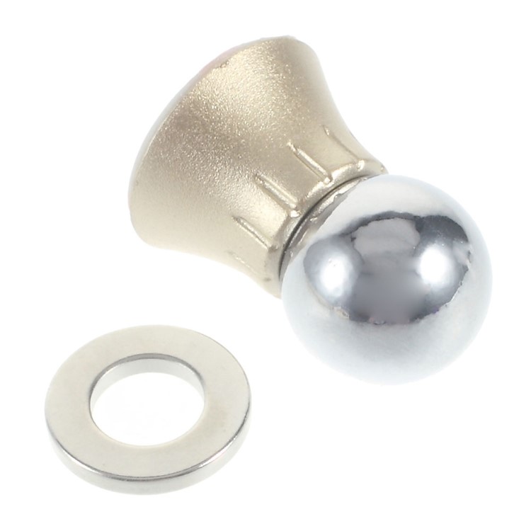 Mini Magnetic Car Mount Cradle Holder Kit for iPhone Samsung Smartphone - Gold Color-2