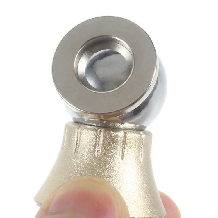 Mini Magnetic Car Mount Cradle Holder Kit for iPhone Samsung Smartphone - Gold Color-4