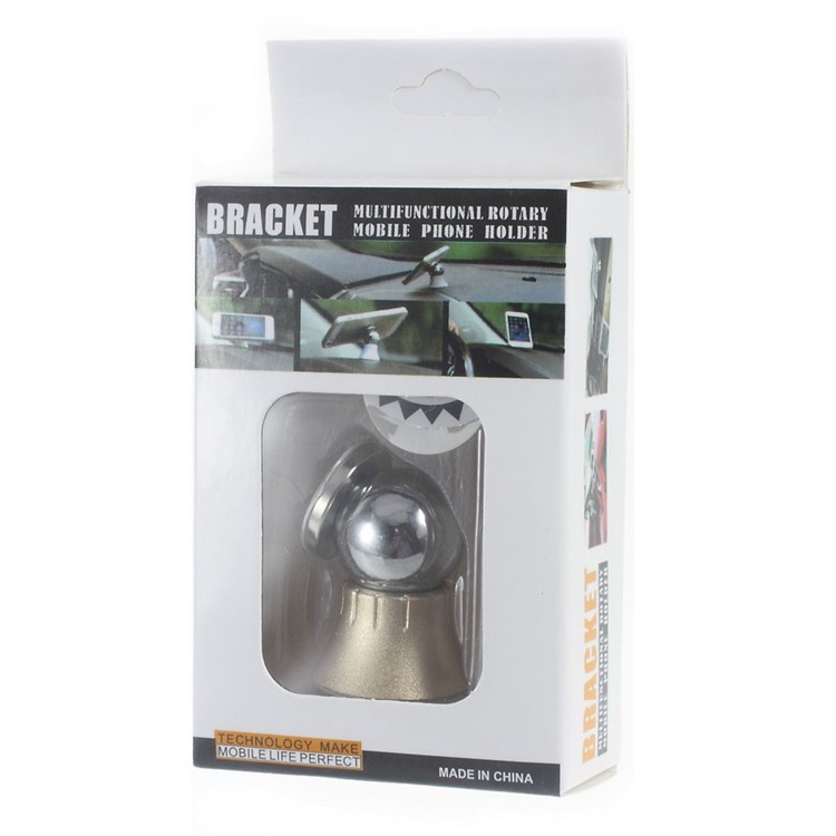 Mini Magnetic Car Mount Cradle Holder Kit for iPhone Samsung Smartphone - Gold Color-6